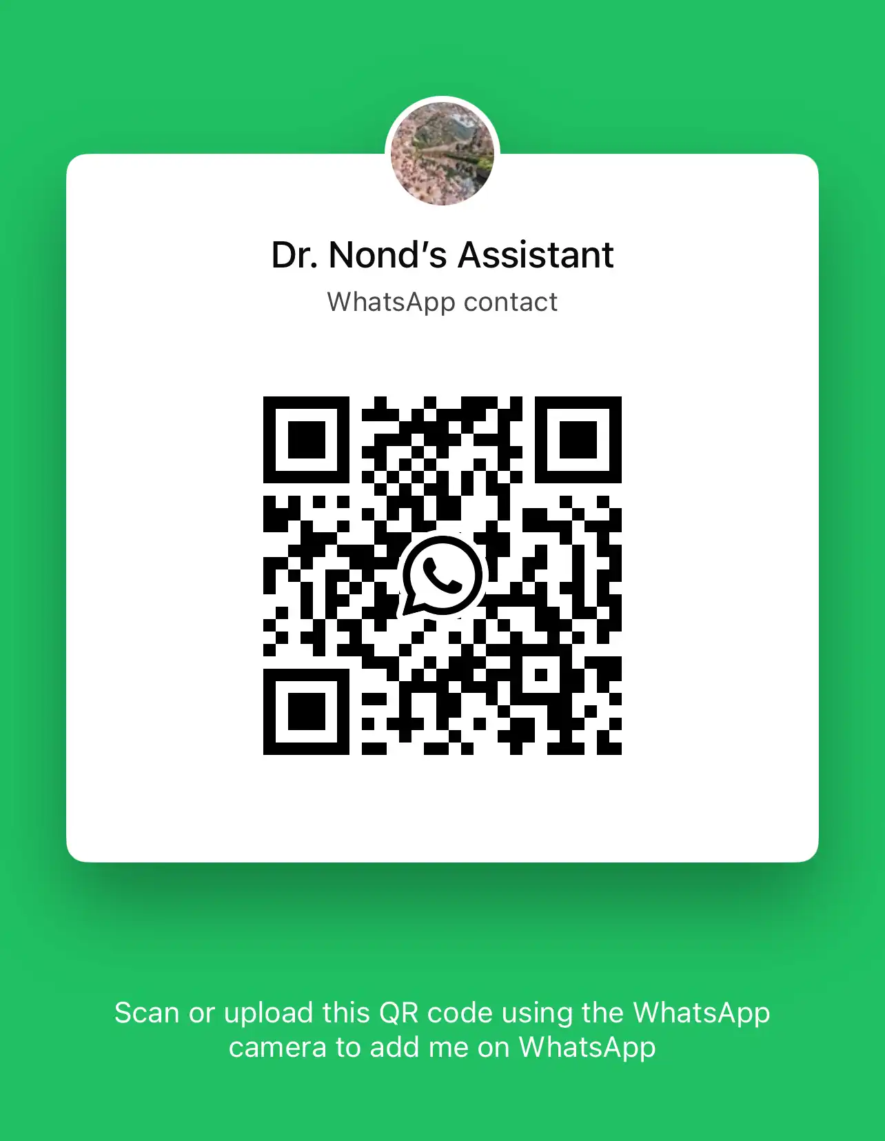 Ms. Nancy's WhatsApp