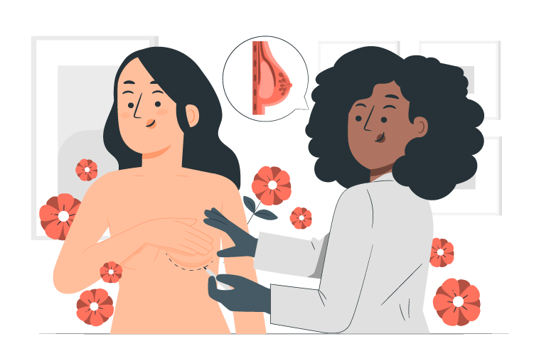 After breast augmentation surgery, is breast massage necessary? What are the pros and cons? - Image by storyset on Freepik